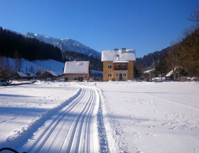 Loipe beim Kinderhotel Appelhof